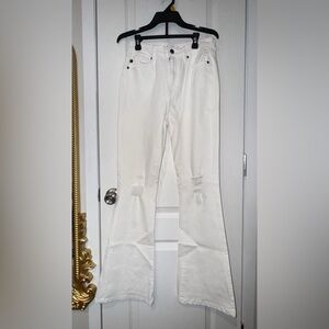 White Flared Jeans